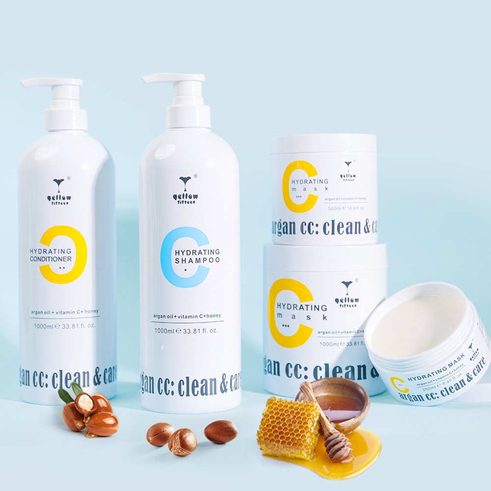 Private Label Honey Shampoo And Conditioner For Hair Against Breakage And Damage