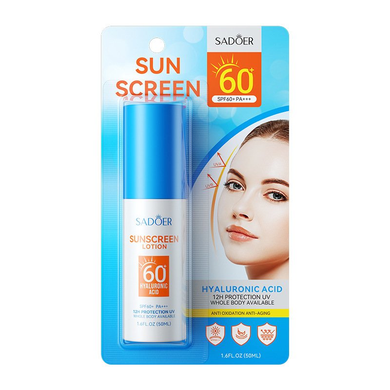 OEM Water Resistant No Color Added UV Aqua Rich Watery SPF50 Sunscreen 50g Suitable for use as Makeup Base