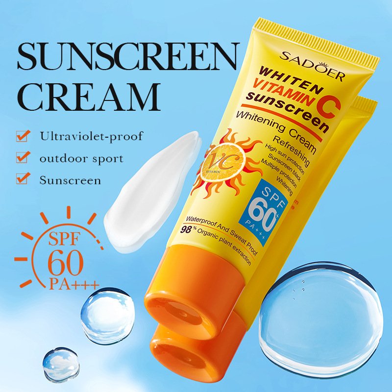 OEM Water Resistant No Color Added UV Aqua Rich Watery SPF50 Sunscreen 50g Suitable for use as Makeup Base