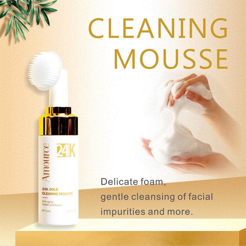 Beauty Facial Anti 24k Acne Aging Face Skin Care Set Organic Women Private Label Whitening gold Skincare Set