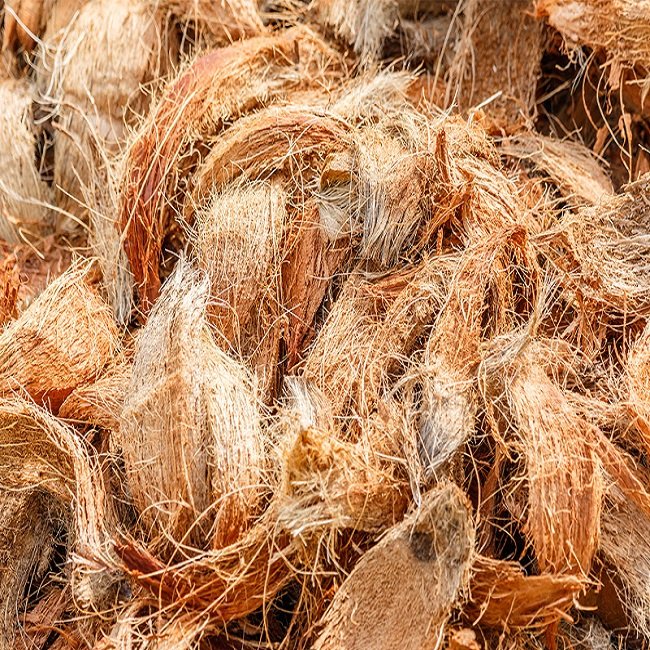 Wholesale 100% Organic Coconut Coir Fiber Peat Mesh Rope Good Price Recyclable Yellowish Brown Coconut Fibre Coco Coir Fiber
