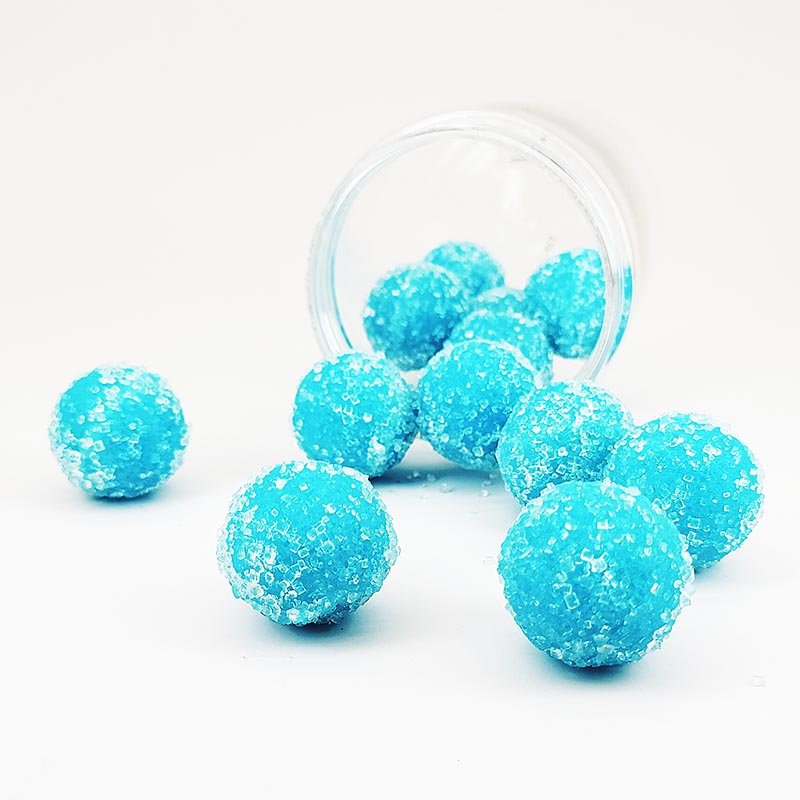 Colourful Vegan organic bulk whipped all naturl candy vegan sugar body scrub balls