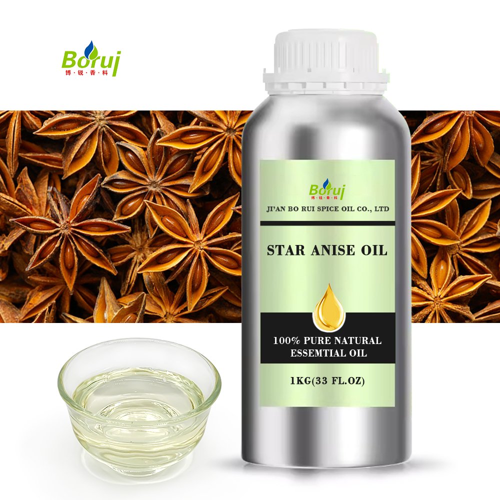 Free sample Manufacturer bulk organic aniseed oil 100% pure natural star anise essential oil