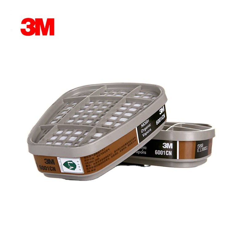 3 M 6001cn Reusable Respirator Organic Vapor & Toxic Gas Protection for Paint Spraying & Chemical Environments filtro 3m