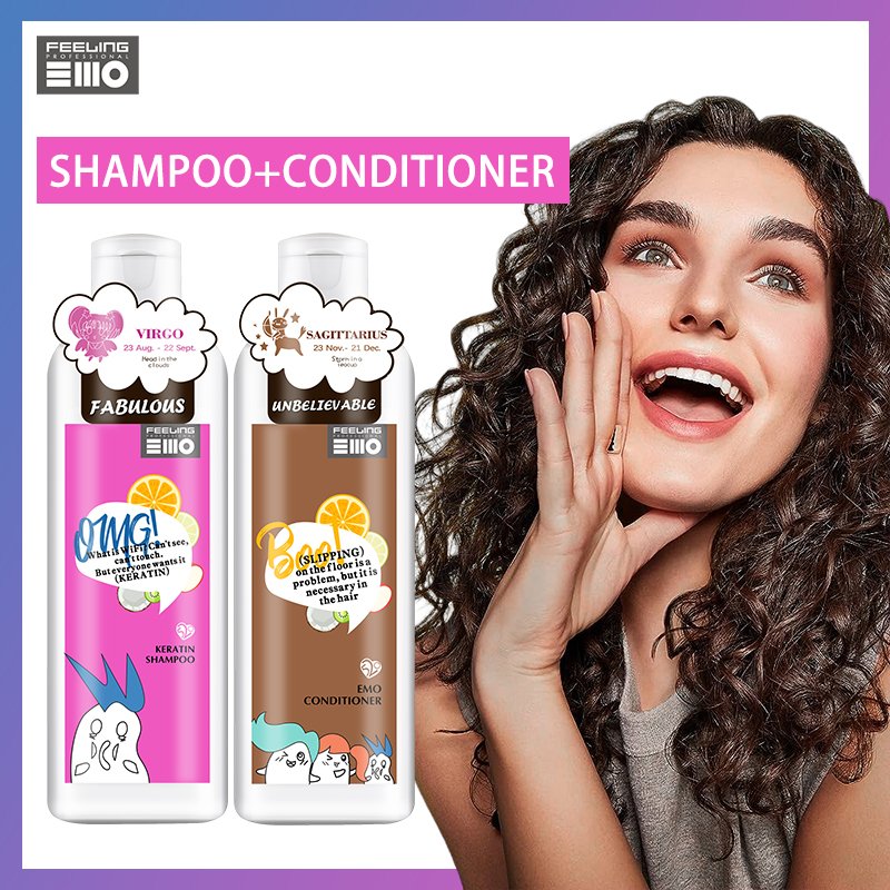 Factory Direct Sales OEM hair care sets hair products private label custom shampoo and conditioner set for natural hair
