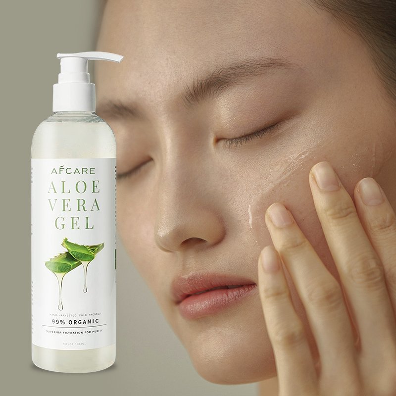 Smoothing Gel Aloe Vera Cruelty-free Moisturizing & Nourishing and Hyaluronic acid & Organic Vegan Aloe Vera Gel Skin