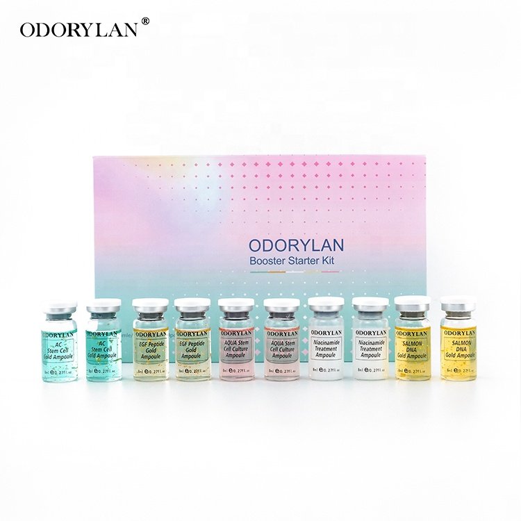 Hot sale glow Skin Rejuvenating Firming White Brightening booster starter kit MESO Serum Mesotherapy serum scars microneedling