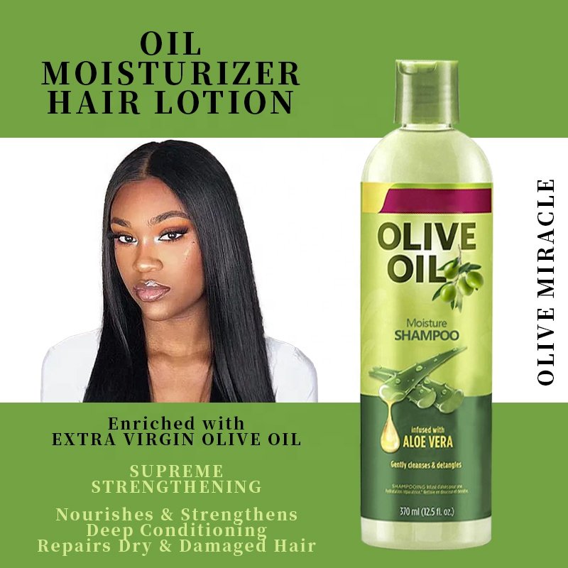 Oem Hair Growth Anti-dandruff Olive Oil Hair Shampoo Soft Refreshing Oil Control Hair Care Shampoo And Conditioner