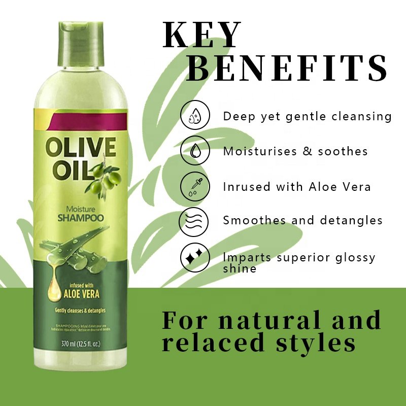 Oem Hair Growth Anti-dandruff Olive Oil Hair Shampoo Soft Refreshing Oil Control Hair Care Shampoo And Conditioner