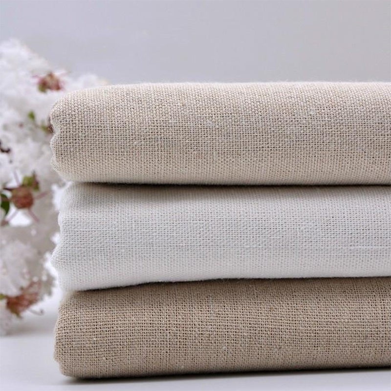 HOT SELLING HIGH QUALITY 100% LINEN YARN PLAIN DYED FABRIC