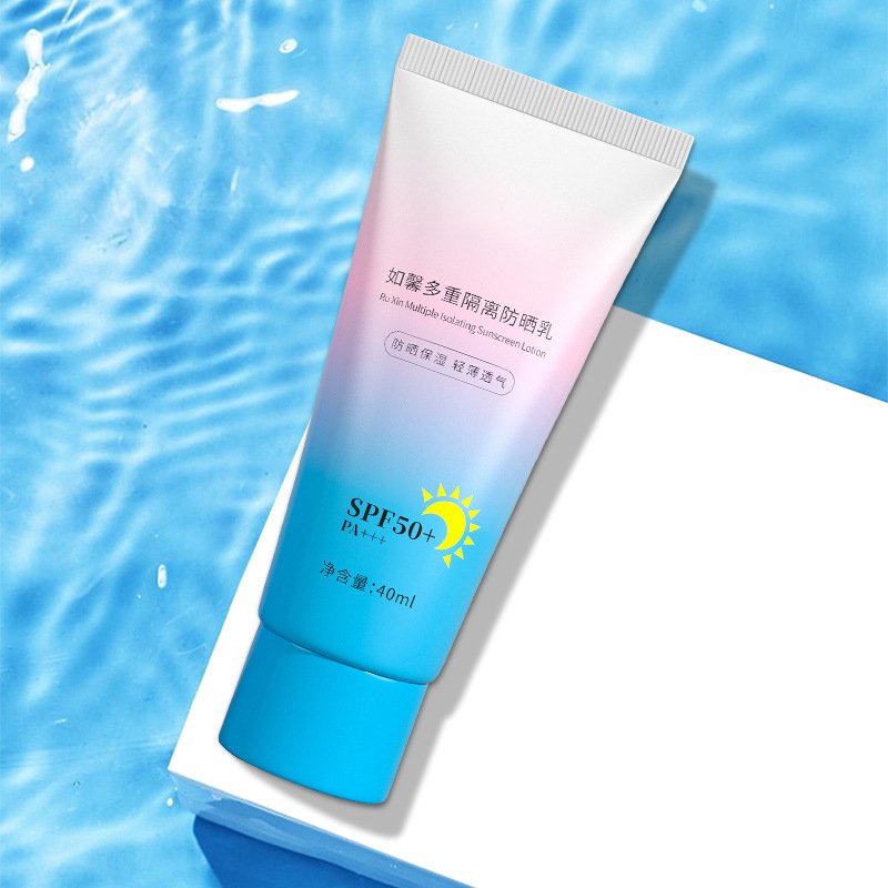 Xuan Yan Water Clear Sunscreen Anti UV Moisturizing Isolation Customized Manufacturer Direct Sales