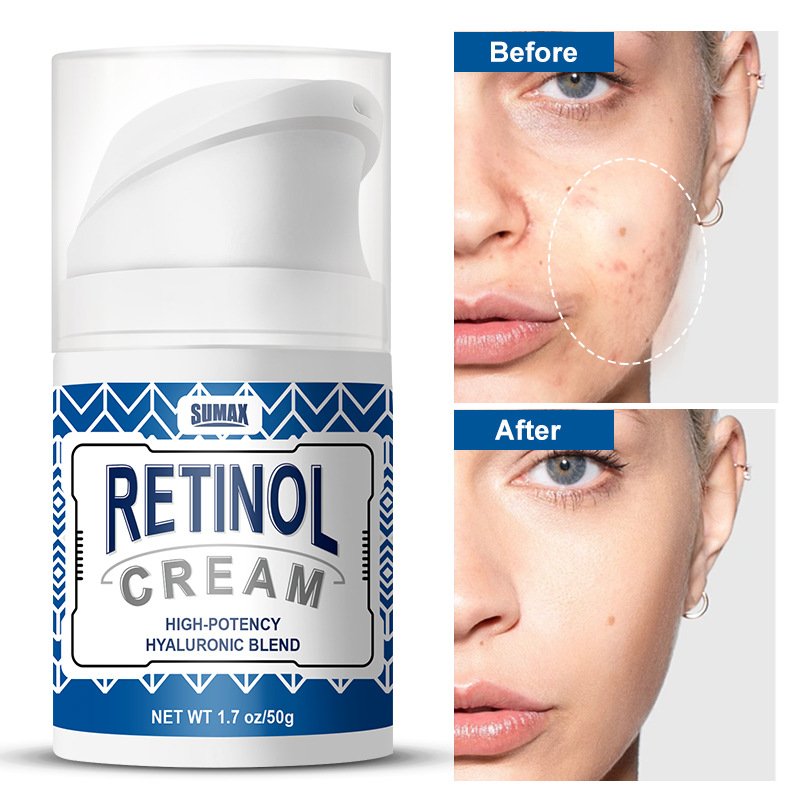 Exquisite packaging, long-lasting moisturizing, whitening skin, explosive pressure retinol cream 50ml