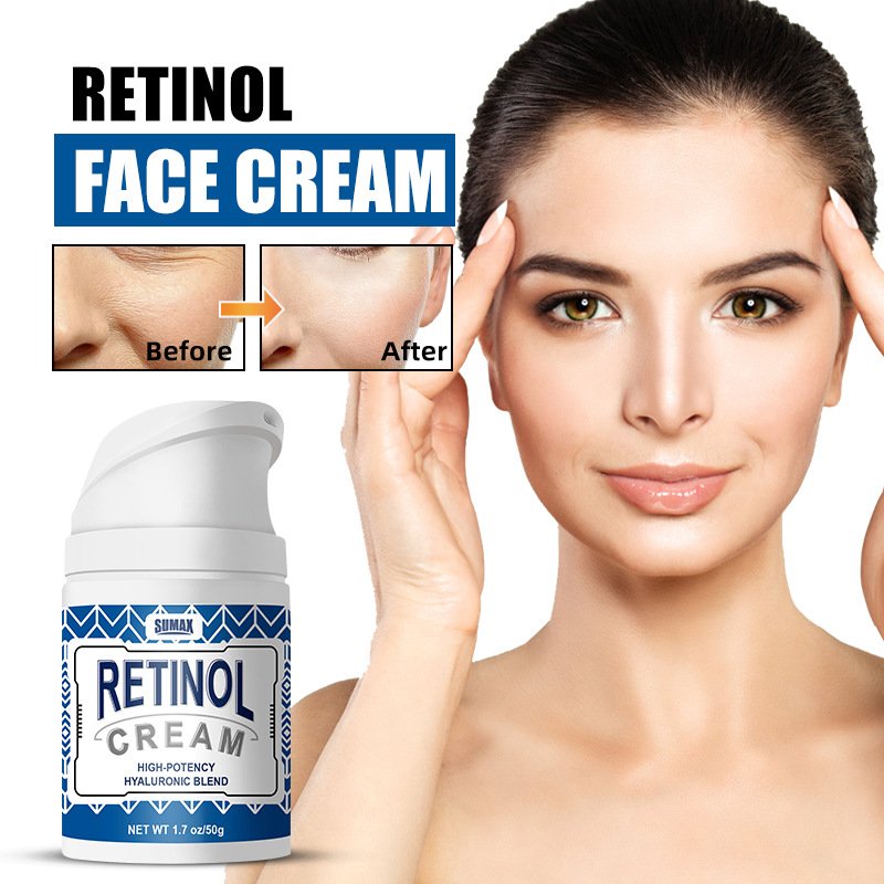 Exquisite packaging, long-lasting moisturizing, whitening skin, explosive pressure retinol cream 50ml
