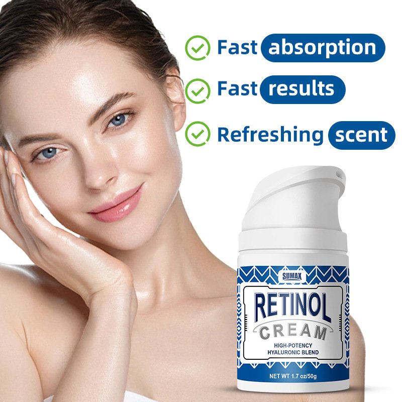 Exquisite packaging, long-lasting moisturizing, whitening skin, explosive pressure retinol cream 50ml