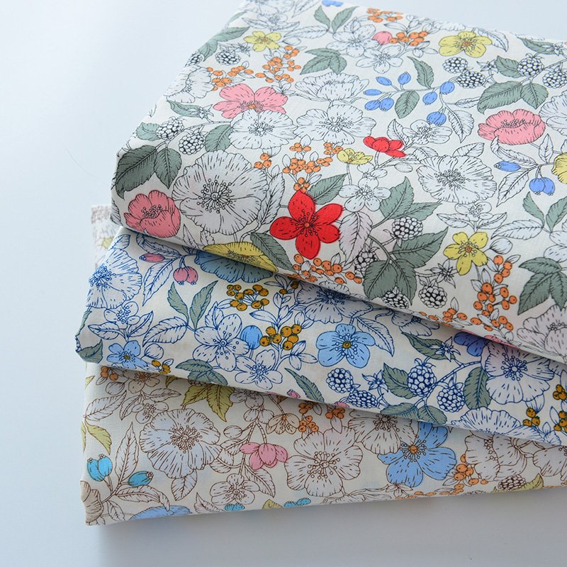 Oeko Tex Standard 400, Thread Count Soft Tana Custom Digital Print London Liberty Plain 100% Cotton Lawn Fabric for Dress/