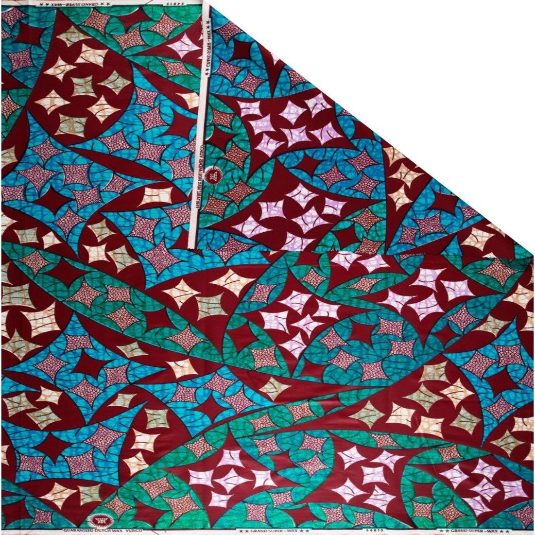 High-Quality African Wax Printed Fabric Holland Loincloth with Vibrant Patterns, Ideal for Traditional Wear and Custom Designs
