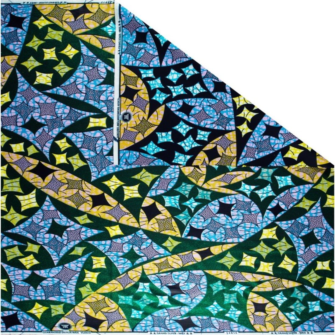 High-Quality African Wax Printed Fabric Holland Loincloth with Vibrant Patterns, Ideal for Traditional Wear and Custom Designs