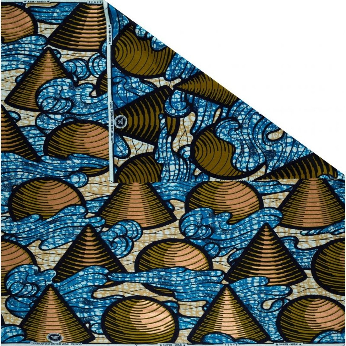 High-Quality African Wax Printed Fabric Holland Loincloth with Vibrant Patterns, Ideal for Traditional Wear and Custom Designs