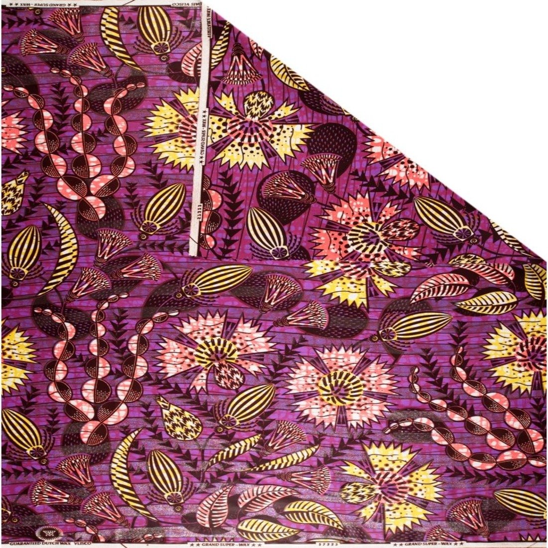 High-Quality African Wax Printed Fabric Holland Loincloth with Vibrant Patterns, Perfect for Traditional Wear and Custom Designs