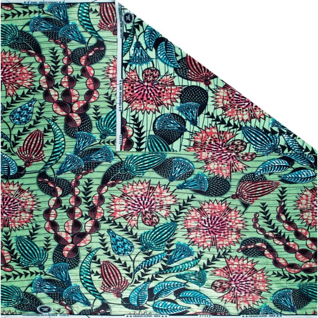 High-Quality African Wax Printed Fabric Holland Loincloth with Vibrant Patterns, Perfect for Traditional Wear and Custom Designs