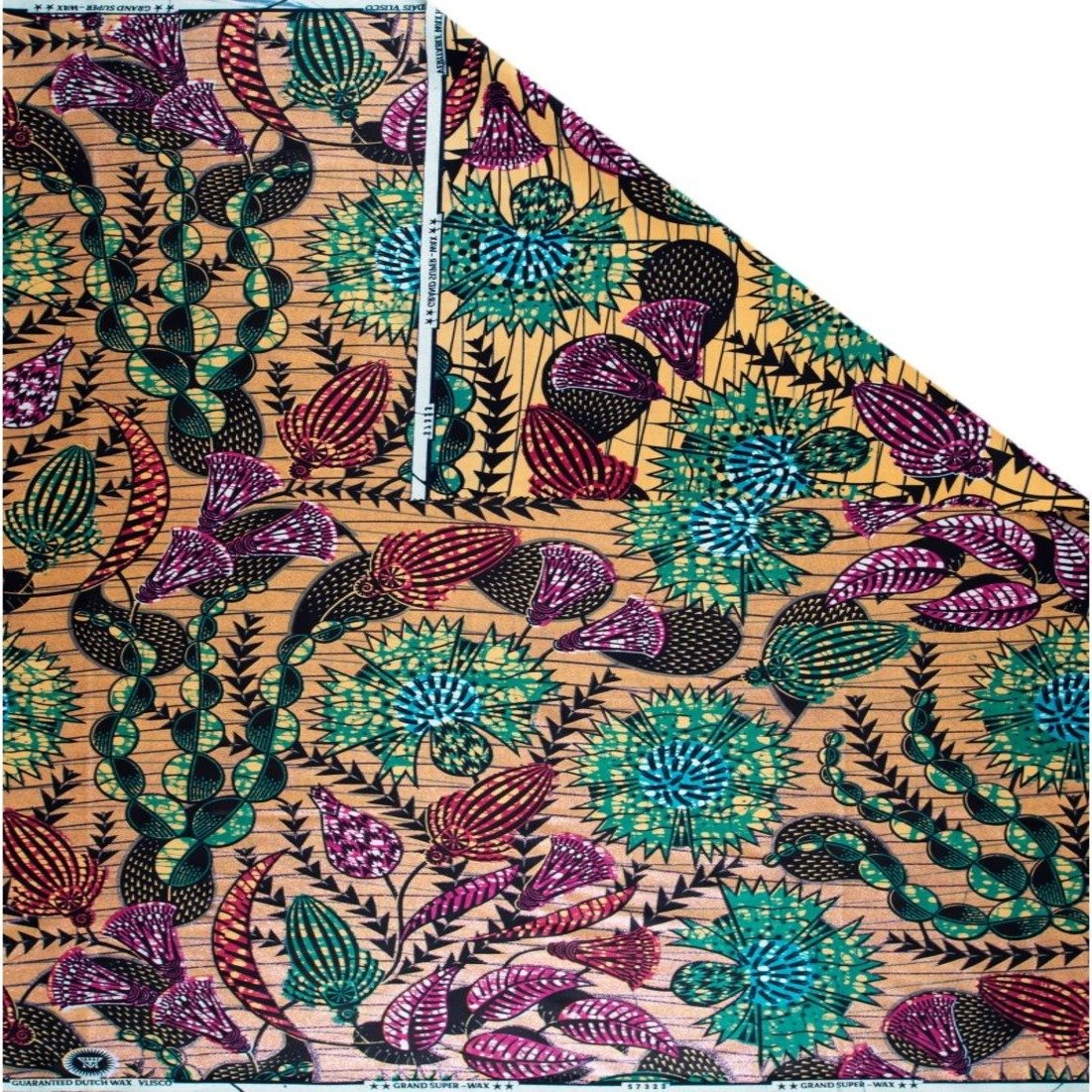 High-Quality African Wax Printed Fabric Holland Loincloth with Vibrant Patterns, Perfect for Traditional Wear and Custom Designs