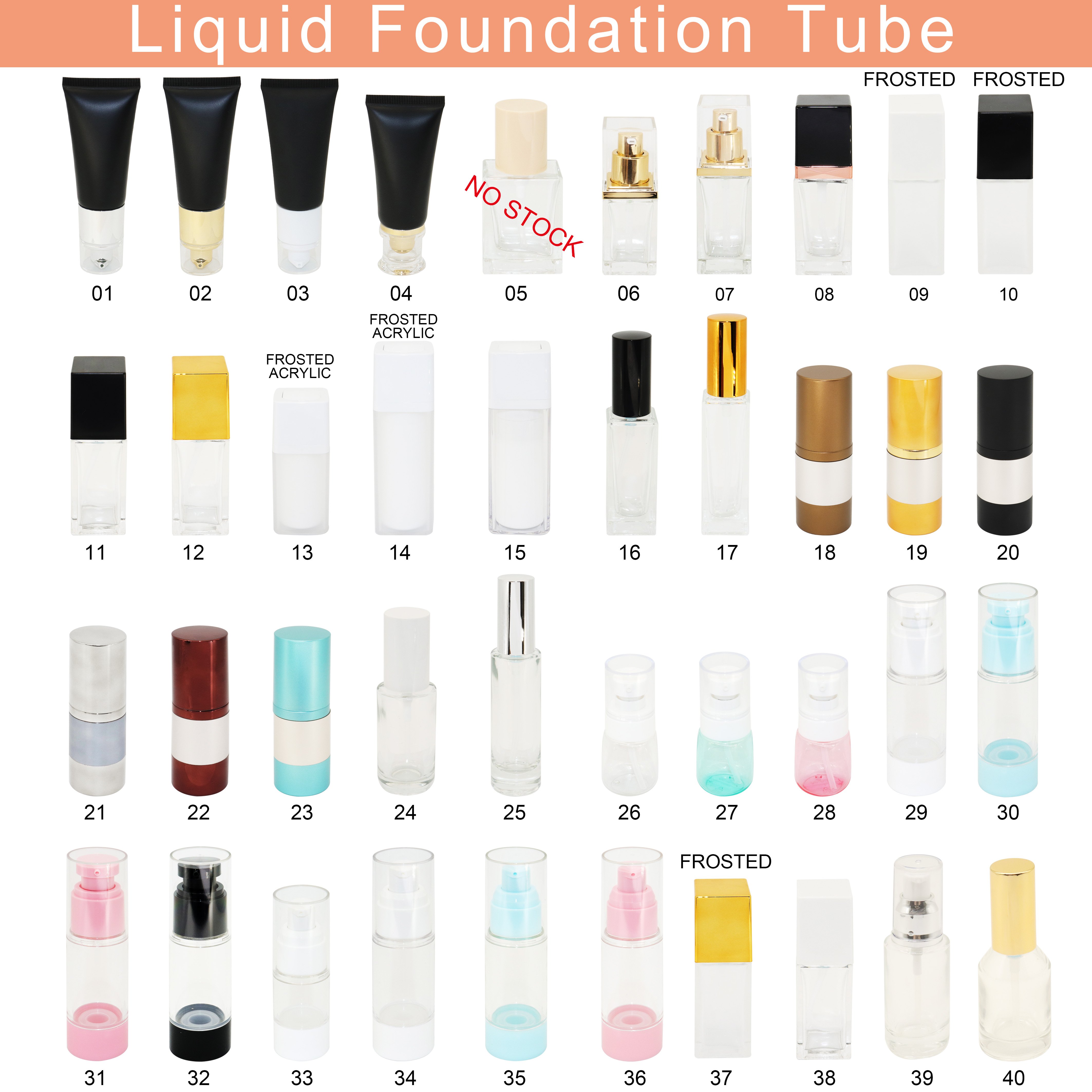 Custom Logo Makeup DIY Foundation Organic Facial Liquid Make Up Full Coverage Private Label Liquid Foundation with SPF50