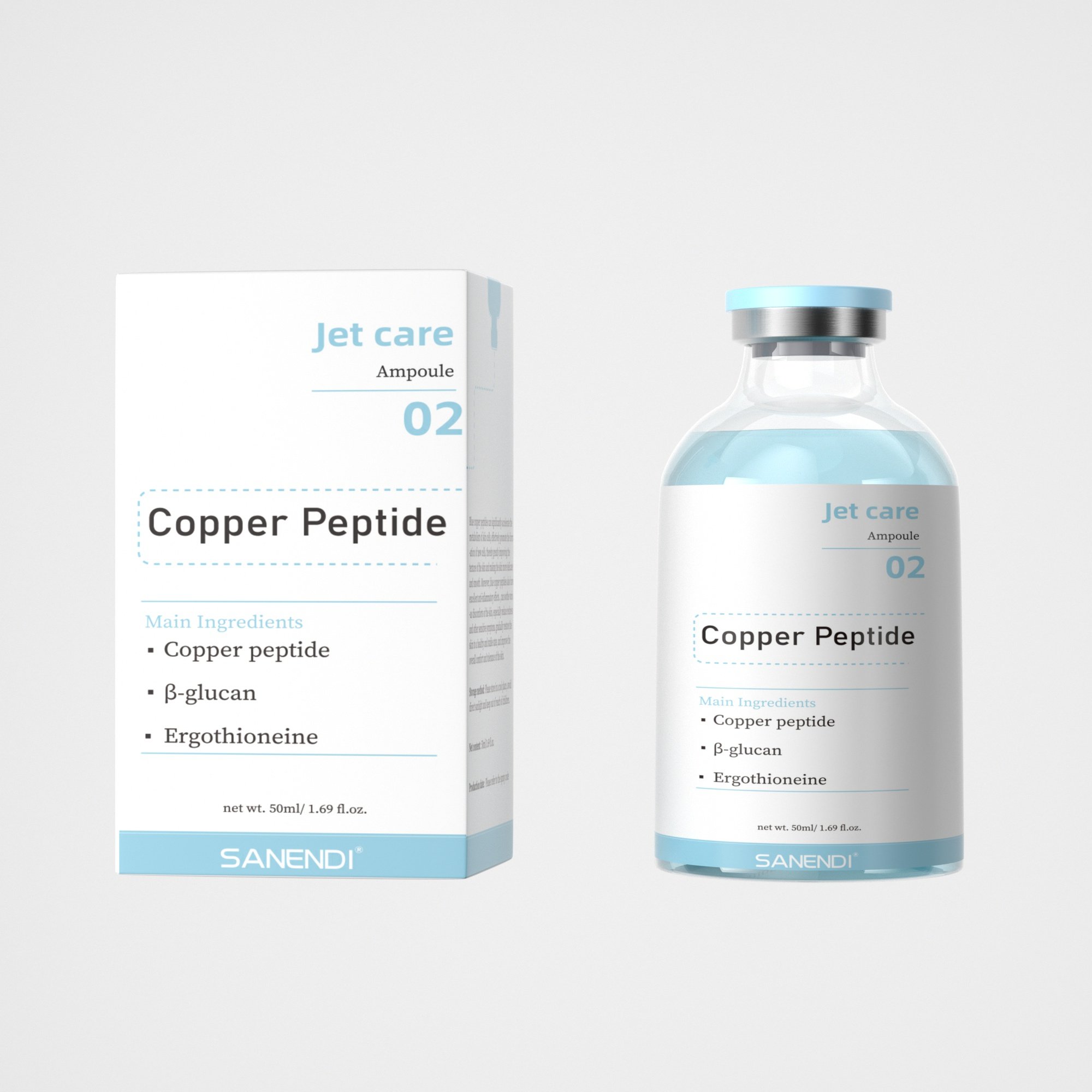 OEM Supplier Anti-aging Collagen Ampoule Firming Anti-wrinkle Hyaluronic Acid Ampoule Beauty Salon 50ml