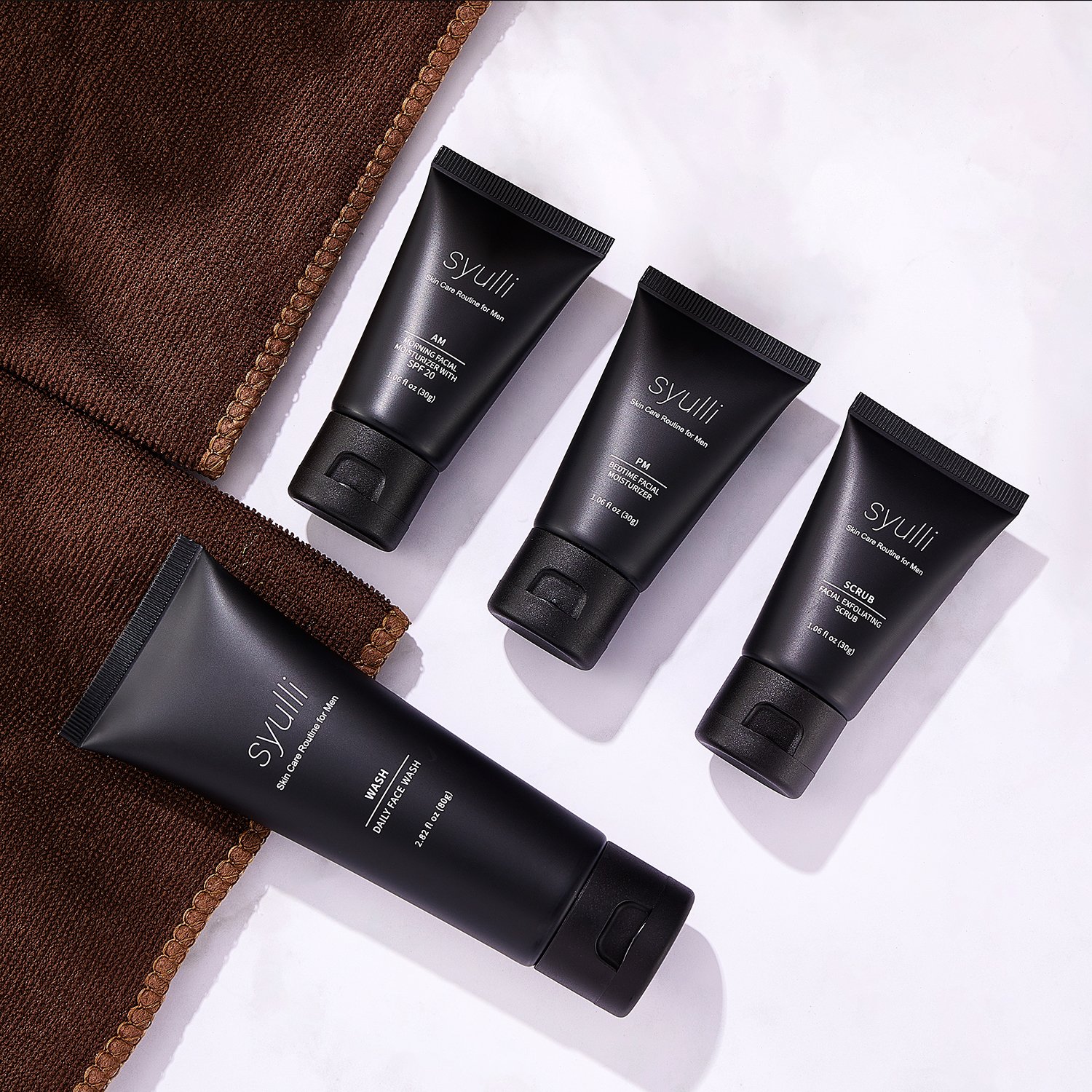 Private Label Organic Korean Facial Anti Acne SkinCare Set Whitening Brightening Moisturizing Repair Men Skin Care Set