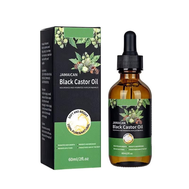 New Arrival 100% Pure Cold Pressed, Hexane Free, Eyebrow Growth, Skin Moisturizer Detox and Wraps Organic Castor Oil