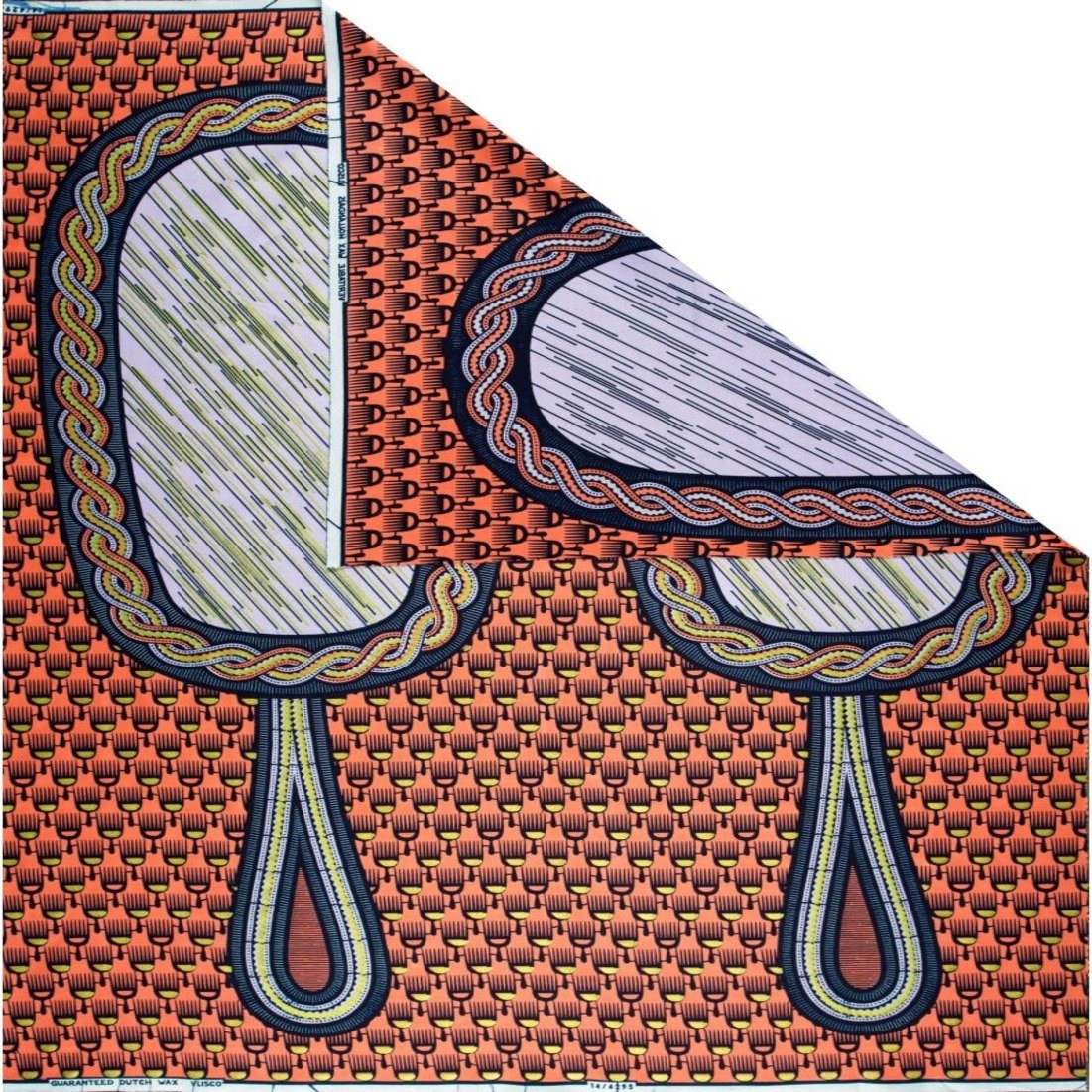 High-Quality African Wax Printed Fabric Holland Loincloth with Vibrant Patterns, Perfect for Traditional Wear and Custom Designs