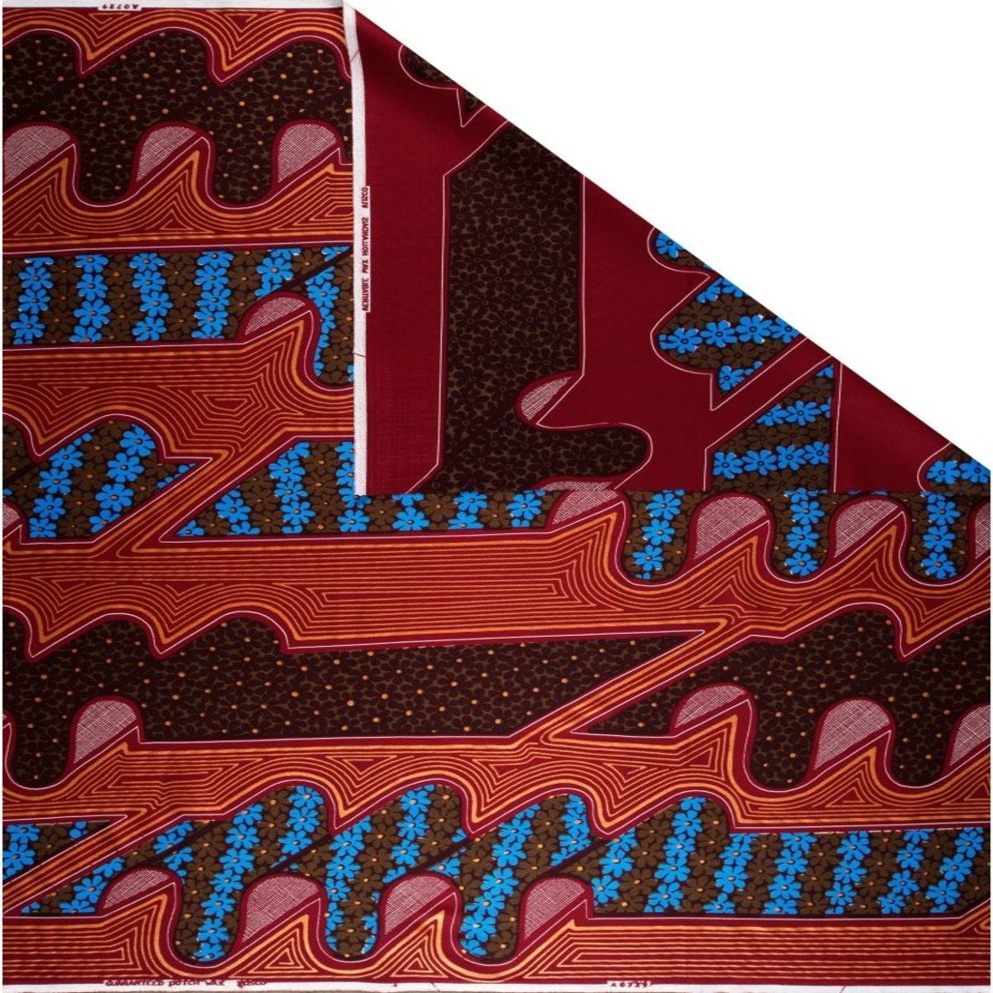 High-Quality African Wax Printed Fabric Holland Loincloth with Vibrant Patterns, Perfect for Traditional Wear and Custom Designs