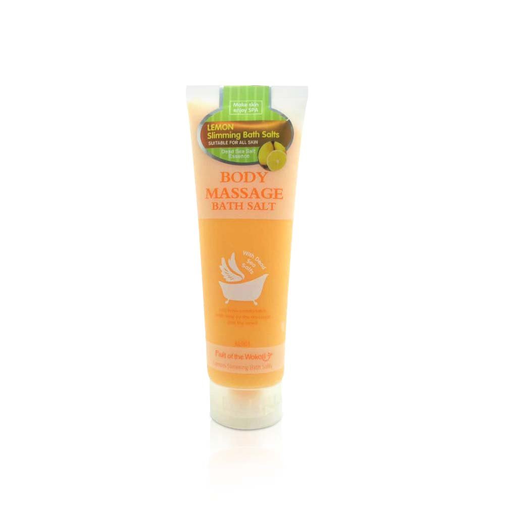SKIH Private Label Natural Organic Lemon Bath Salts Whitening Exfoliating Fruit Sugar Body Scrub