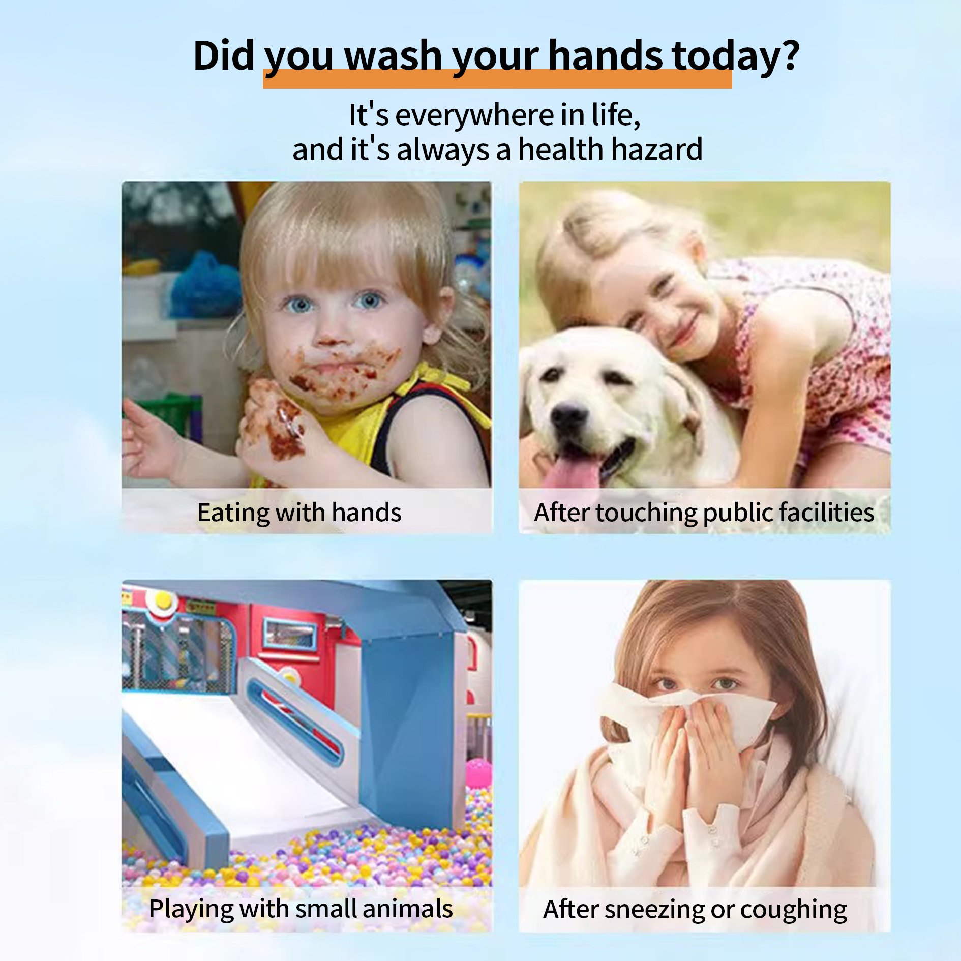 High quality Flowers Foaming Child Hand Wash Natural Organic Moisturizing Germ fighting Clean baby liquid hand soap