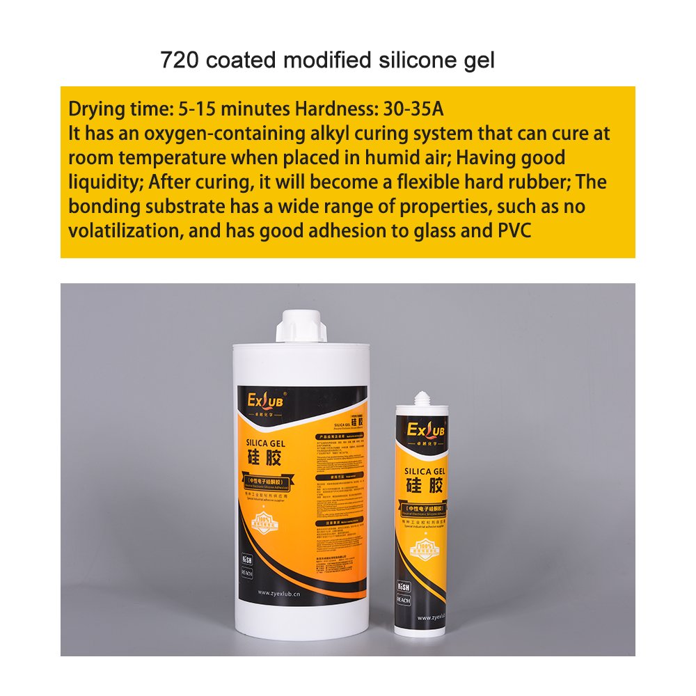 720 coated modified organic silicone module, electronic control components, rigid circuit board sealant