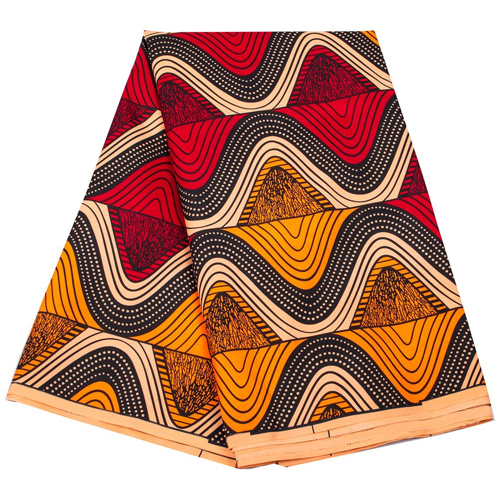 High quality hot sale one yard 100% cotton capulana bazin pagne textile africa ankara printed wax fabric random shipping