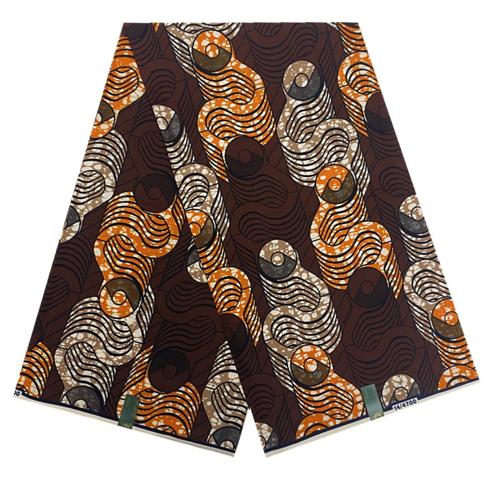 High quality hot sale one yard 100% cotton capulana bazin pagne textile africa ankara printed wax fabric random shipping