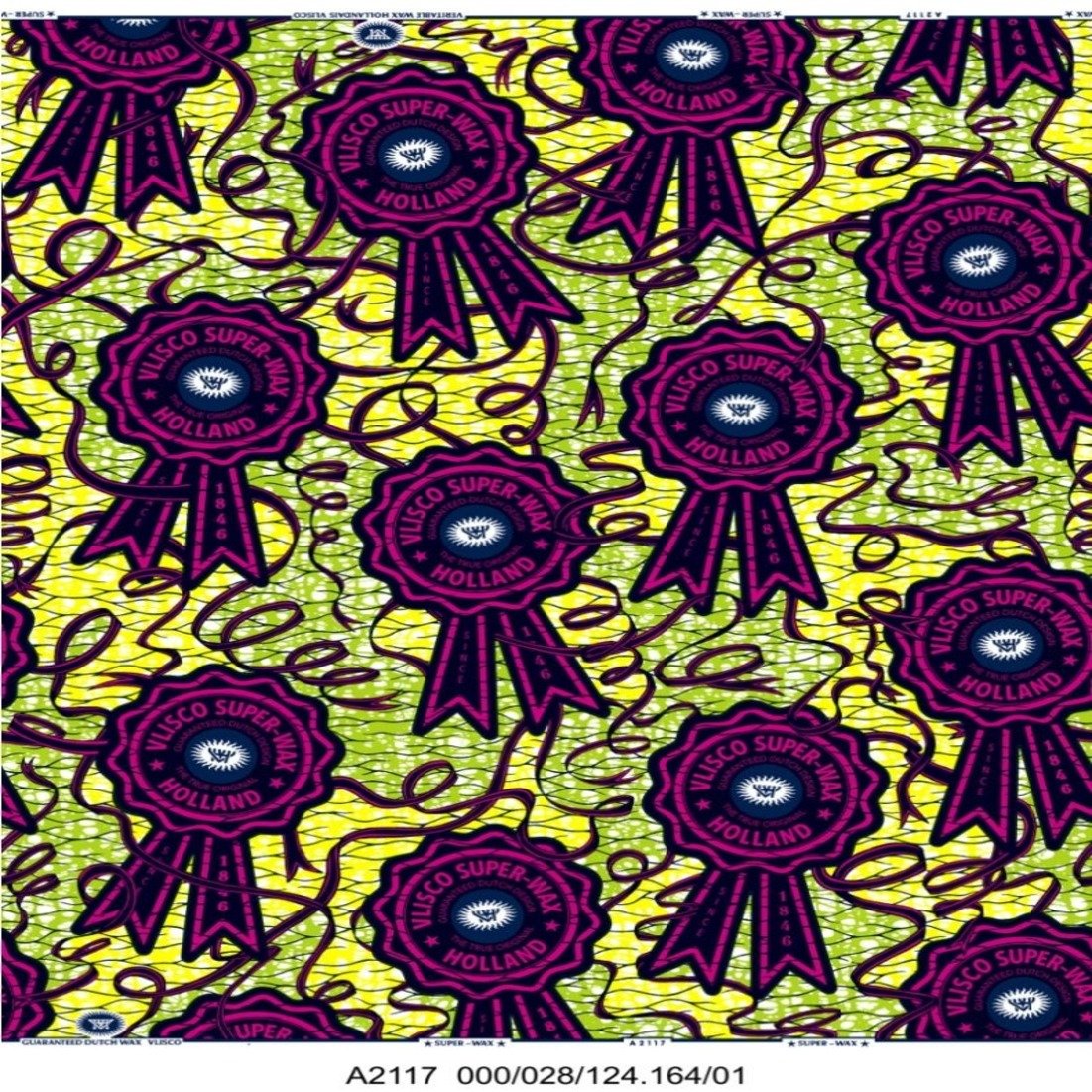 High-Quality African Wax Printed Fabric Holland Loincloth with Vibrant Patterns, Perfect for Traditional Wear and Custom Designs