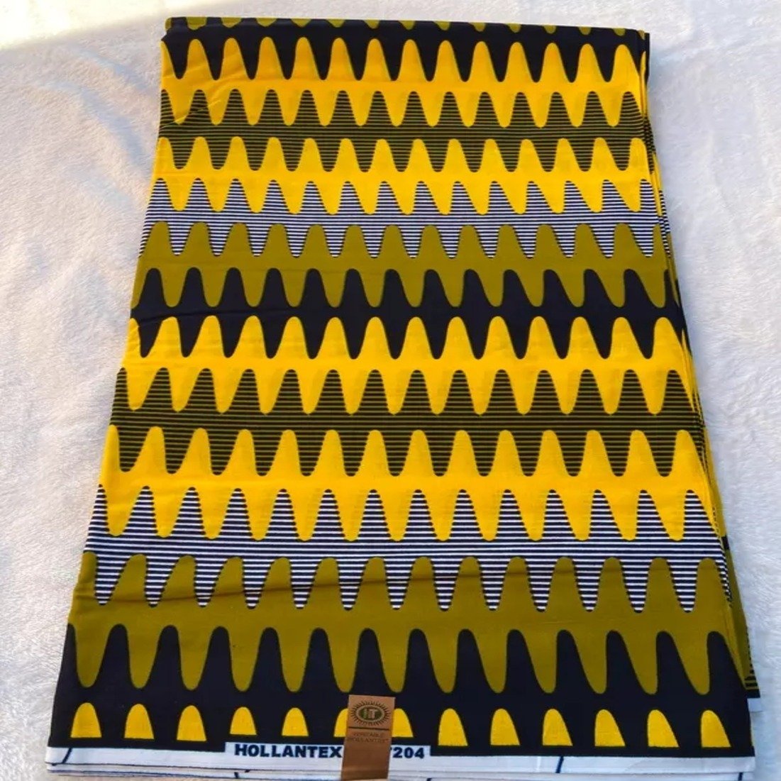 High-Quality African Wax Printed Fabric Holland Loincloth with Vibrant Patterns, Perfect for Traditional Wear and Custom Designs