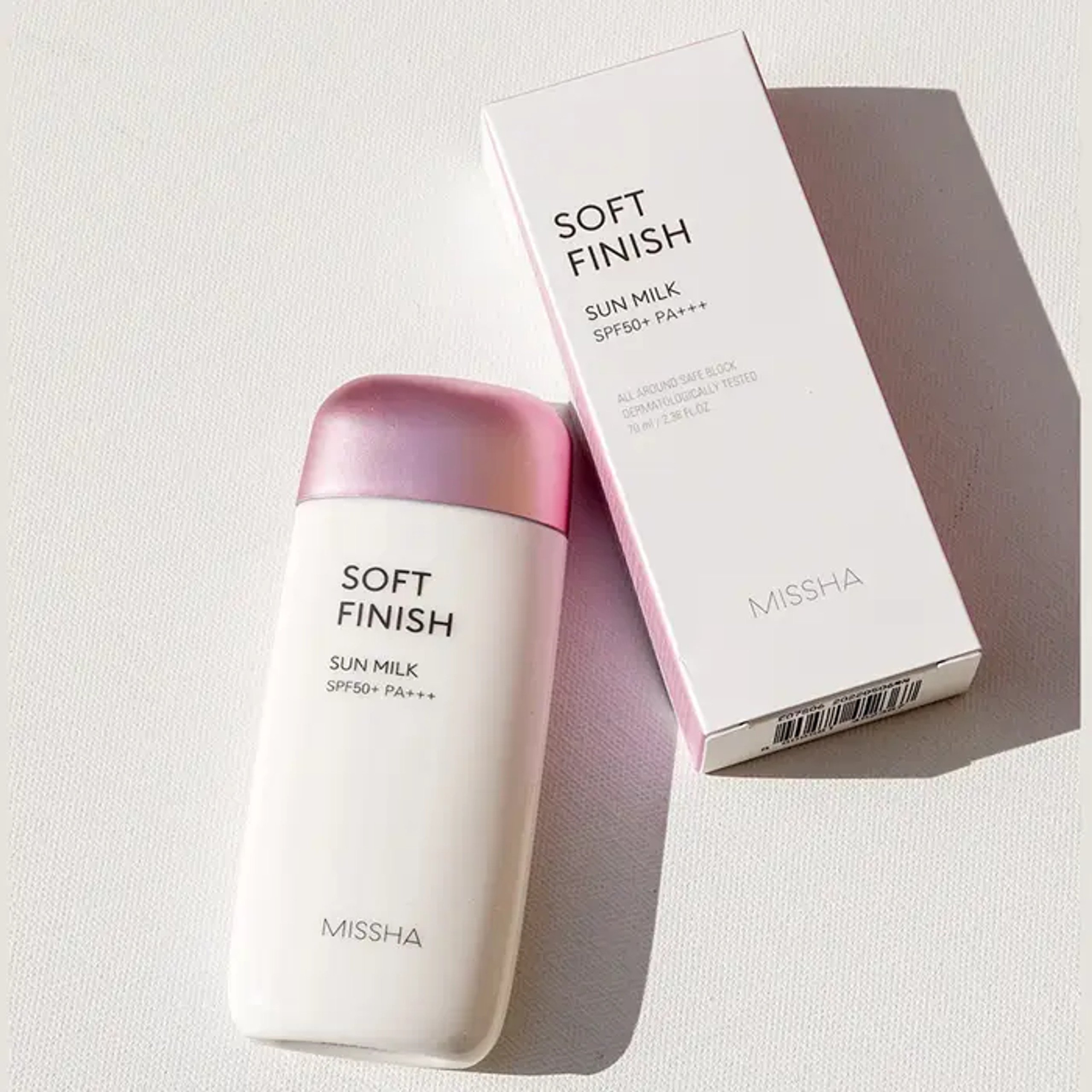 MISSHA Korean Skincare Sunscreen All Around Safe Block Soft Finish Sun Milk SPF50+/PA++++ - 70ml