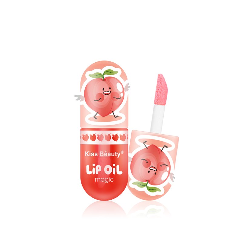 Good Price Of New Design Ultimate Hydration Nourishing Peach Lip Oil Soft Enriched Organic Peach Oil Hydrating Peach Lip Oil