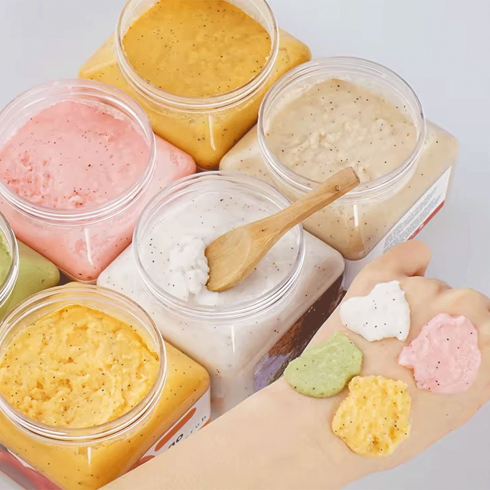 Private Label Custom Logo Body Care Natural Remove old dead skin bath anti-acne whitening facial body scrub For Women