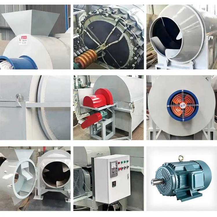Factory Best Selling Industrial Organic Fertilizer Drying Equipment Clay Brick Sand Rotary Dryer Machine