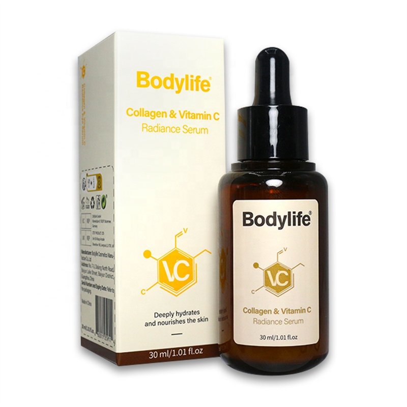 Private Label Deep Skin Penetration Collagen Vitamin C Retinol Moisturizing Skin Radiance Face Serum