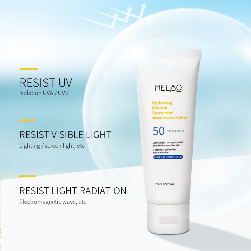Korean waterproof sunscreen spf 50 Sun Cream Whole Body Sunblock Spf 50+ Face Sunscreen Moisturizing Brightening Sunscreen Cream