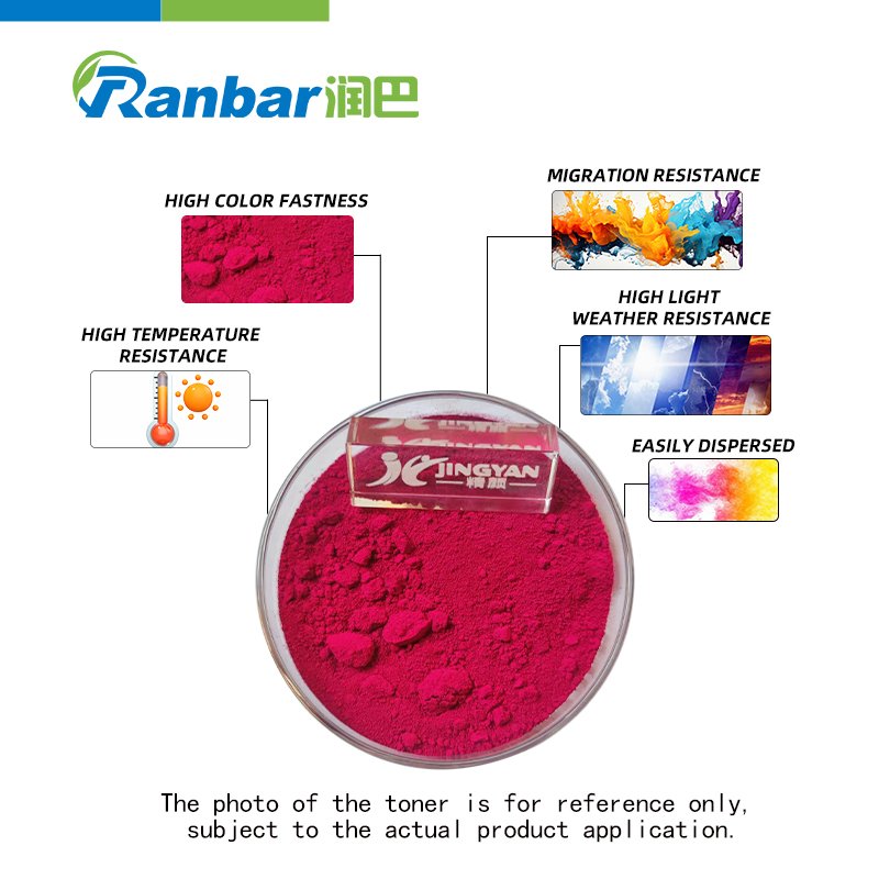 High Purity Organic Pigment Red 122 Coating and Paint Ceramic Pigment for Ink Plastic Ceramic Powder Pattern P1220