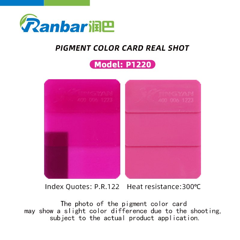 High Purity Organic Pigment Red 122 Coating and Paint Ceramic Pigment for Ink Plastic Ceramic Powder Pattern P1220