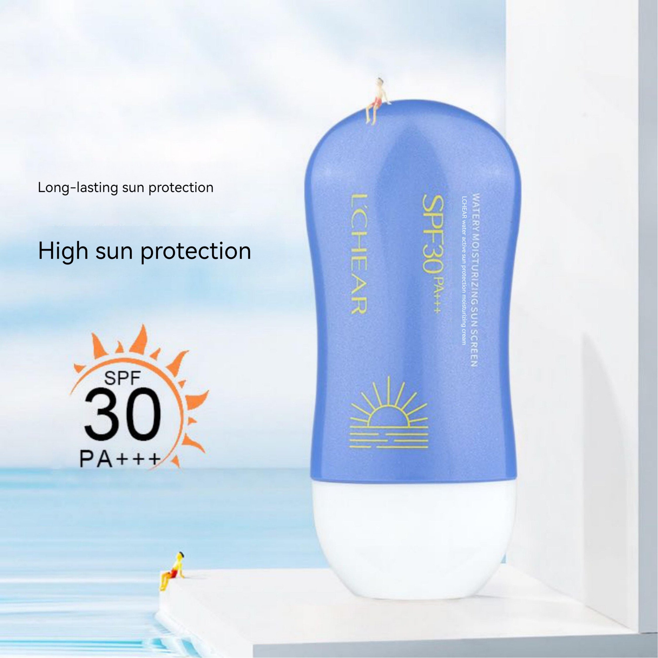 Private Label Wholesale Isolation Sunscreen Organic Cream Essential Sunscreen SPF 30 PA+++ UV Resistant Summer Face Cream OEM