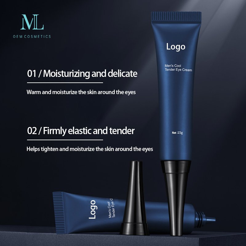 Private label MLXL OEM ODM cosmetic men anti-aging eye cream skin moisturizing repair fine line Niacinamide men eye cream.