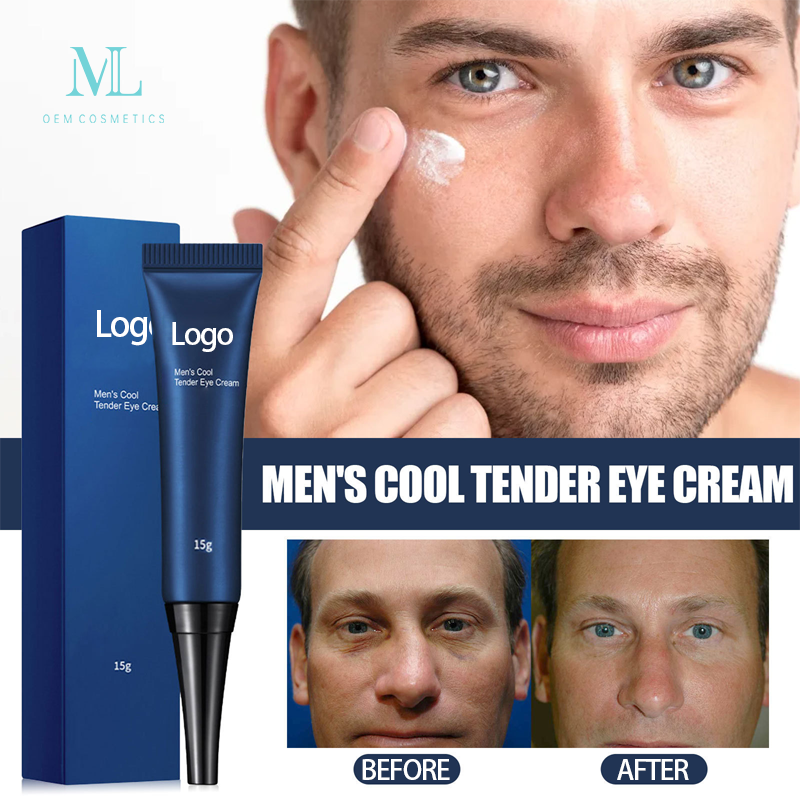 Private label MLXL OEM ODM cosmetic men anti-aging eye cream skin moisturizing repair fine line Niacinamide men eye cream.
