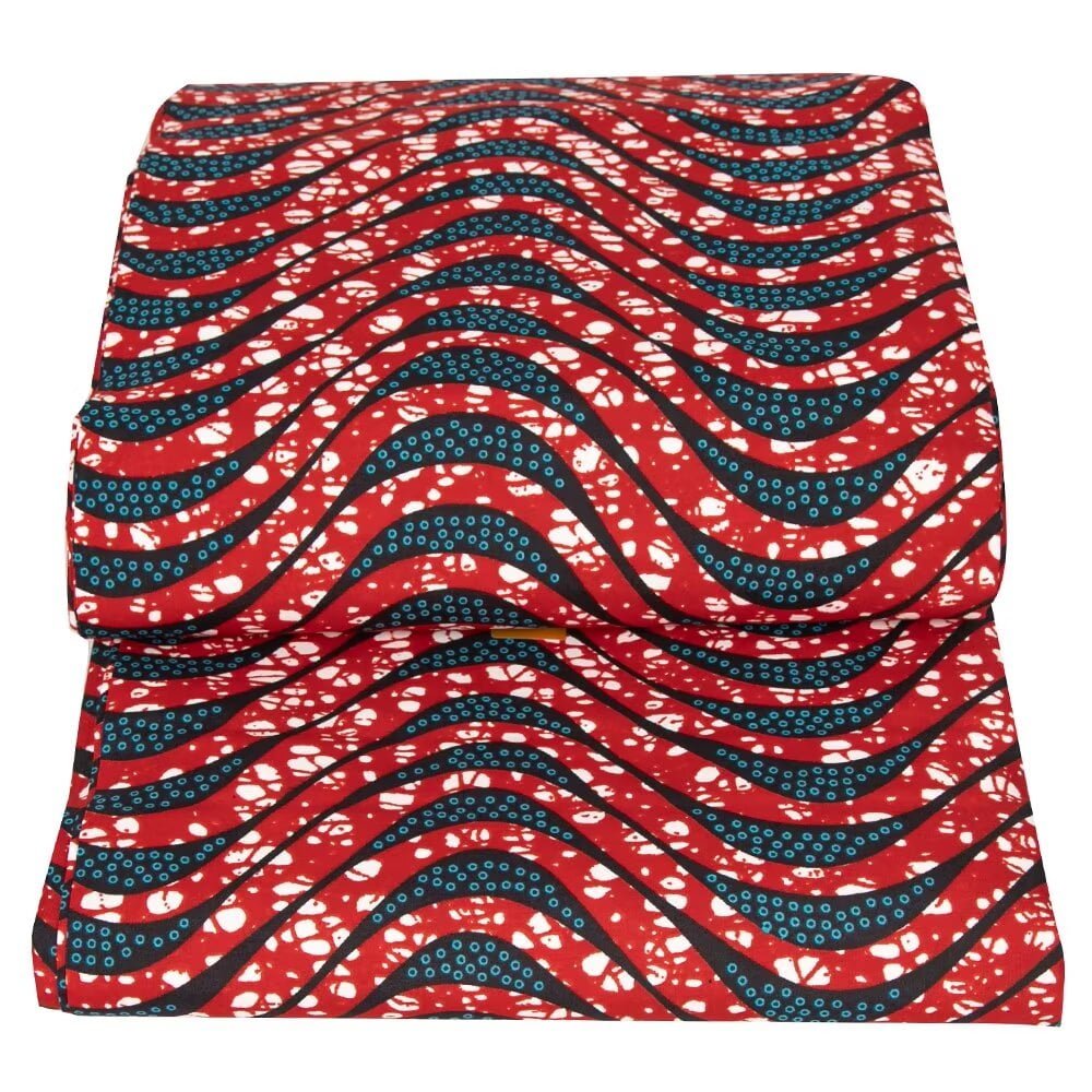 Premium Quality Cotton Real Wax Print African Holland Ankara Fabric Stain Repellent from the African Market